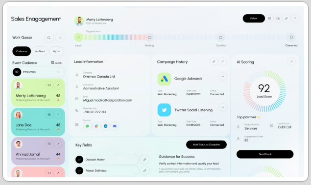 Scale — Moodboard reference — a wide workspace layout