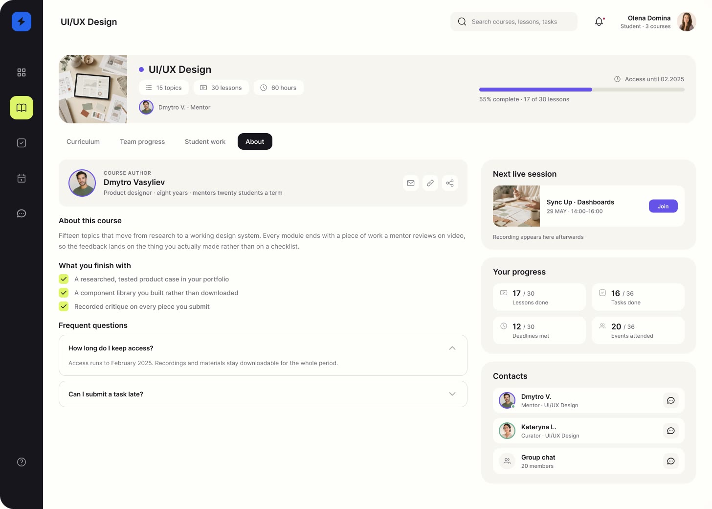 Scale — Recover the context