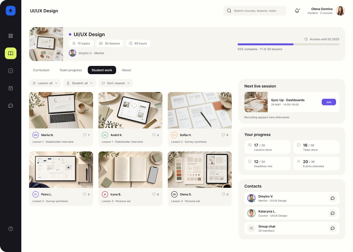 Scale — Browse student work