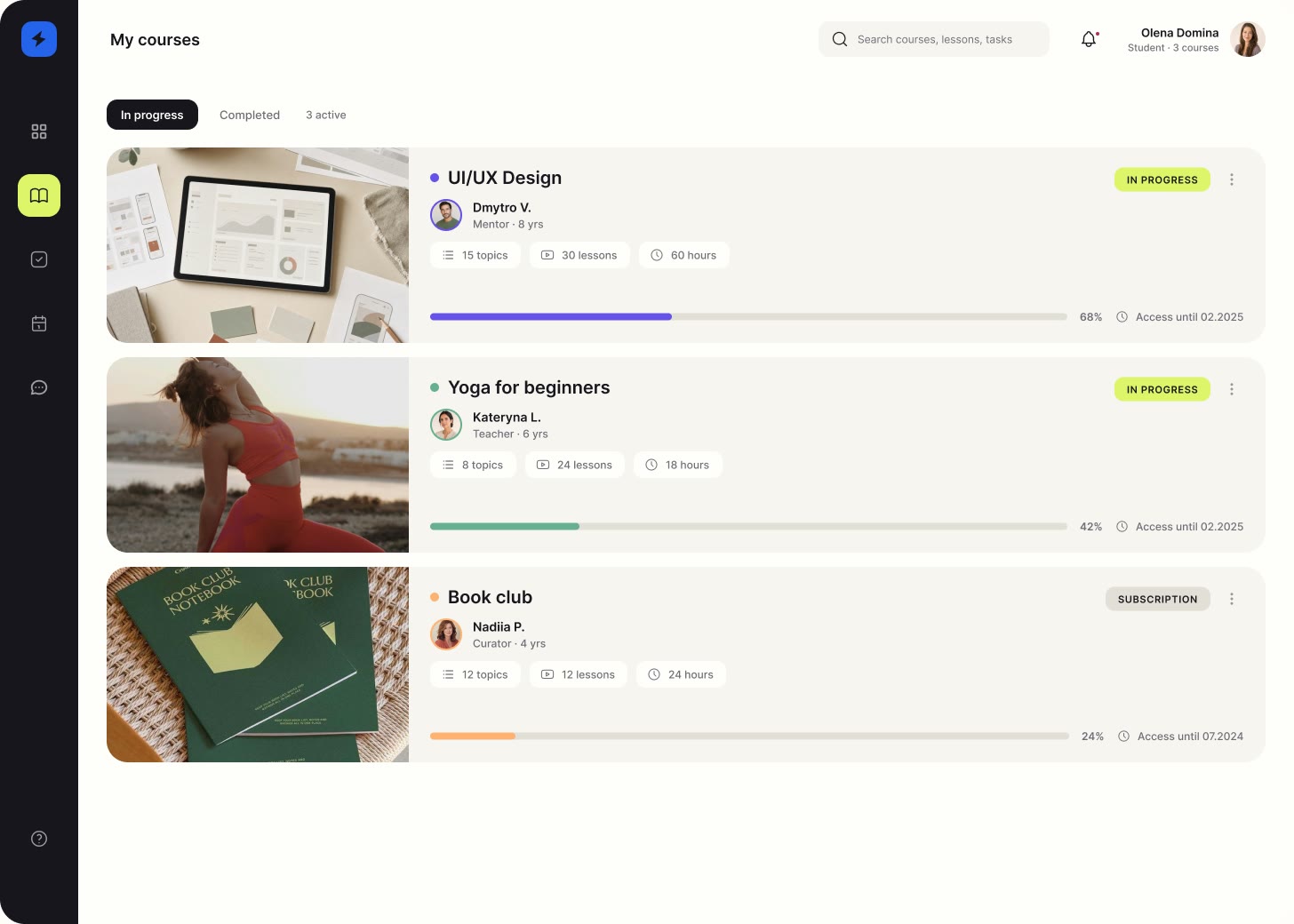 Scale — Open my courses